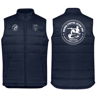 Hume Pistol Alpine Mens Puffer Vest:Navy