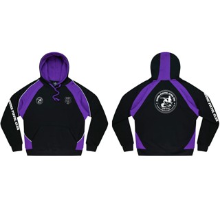 Hume Pistol Huxley Hoodie:Black/Electric Purple/White