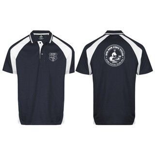 Hume Pistol Men's Panorama Polo:Navy/White/Ash