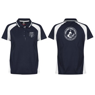 Hume Pistol Ladies Panorama Polo:Navy/White/Ash